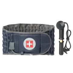 Oramuon Decompression Belt for Lower Back Pain Relief and Lumbar Support Spinal Decompression Belt for Woman and Men One Size Fits 29-49 inches Waist Decompression Back Brace for Sciatica (Blue)